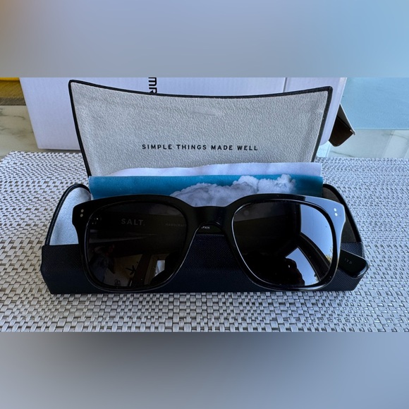 SALT. Lopez Sunglasses, Black, Polarized. Perfect Condition. - Picture 1 of 6